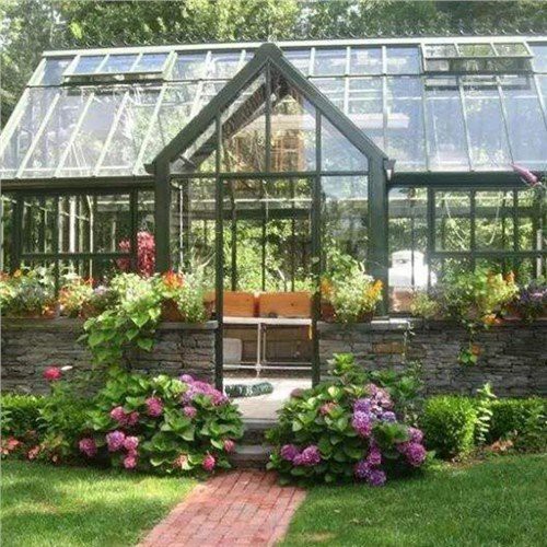 Modern House with Greenhouse